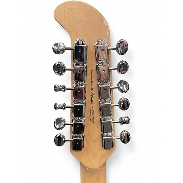 Used Squier Paranormal Jazzmaster XII Laurel Fingerboard 12-String Olympic White Solid Body Electric Guitar