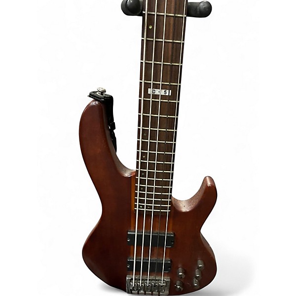 Used ESP ltd n427 5 string bass brown Electric Bass Guitar