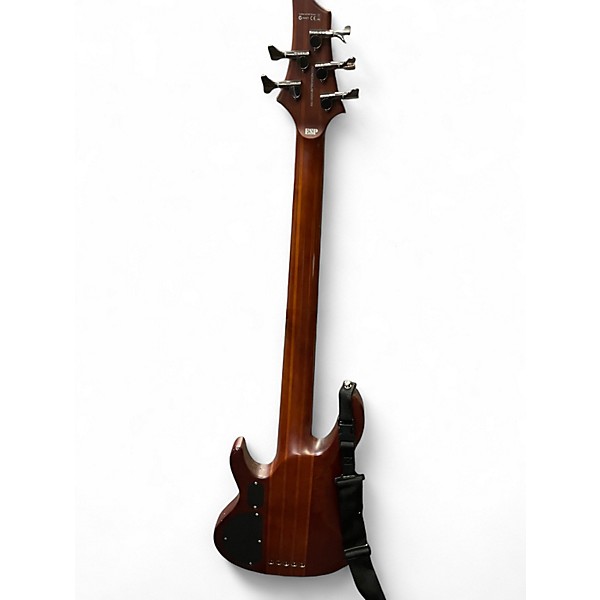 Used ESP ltd n427 5 string bass brown Electric Bass Guitar