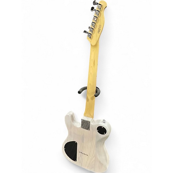 Used Harley Benton TE-90 FLT Clear white Solid Body Electric Guitar
