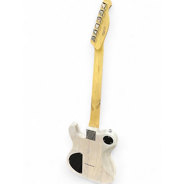Used Harley Benton TE-90 FLT Clear white Solid Body Electric Guitar