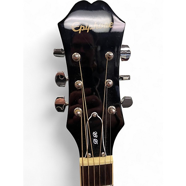 Used Epiphone DR100 Black Acoustic Guitar