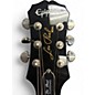Used 2008 Epiphone Les Paul Standard Black Solid Body Electric Guitar