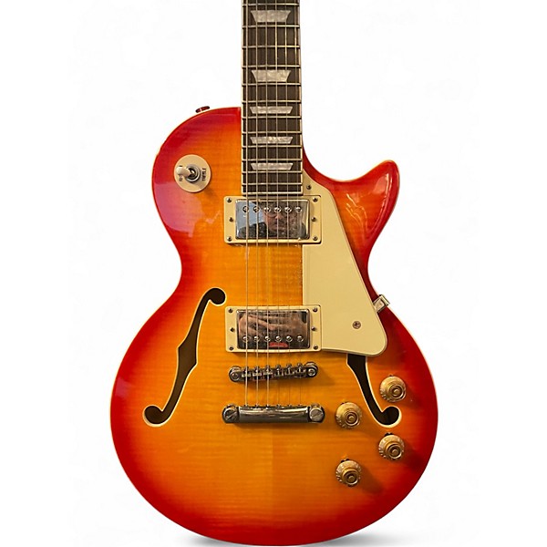 Used Epiphone Les Paul ES Cherry Sunburst Hollow Body Electric Guitar