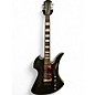 Used B.C. Rich Masterpiece Mockingbird Trans Black Solid Body Electric Guitar thumbnail