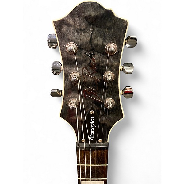 Used B.C. Rich Masterpiece Mockingbird Trans Black Solid Body Electric Guitar