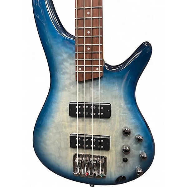 Used Ibanez SDGR cosmic blue sunburst Electric Bass Guitar