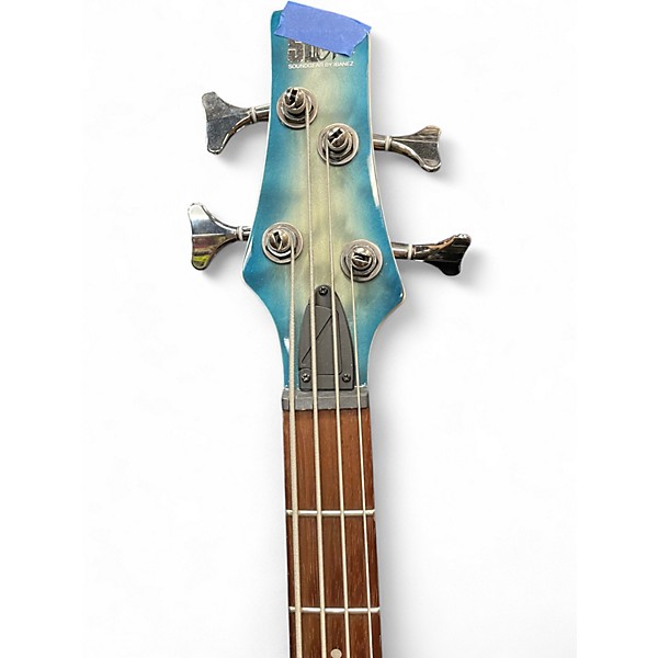 Used Ibanez SDGR cosmic blue sunburst Electric Bass Guitar