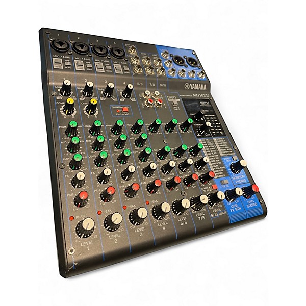 Used Yamaha MG10XU 10 Channel Mixer with Effects Unpowered Mixer