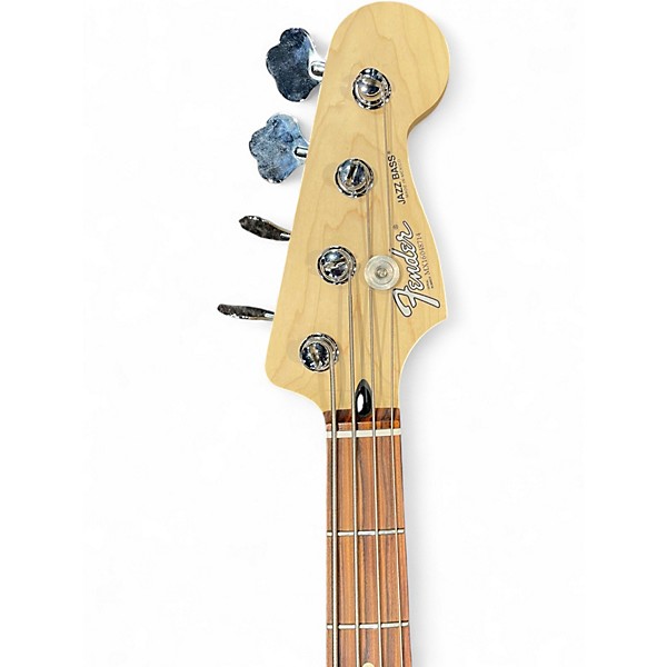 Used 2017 Fender Deluxe Jazz Bass Natural Electric Bass Guitar