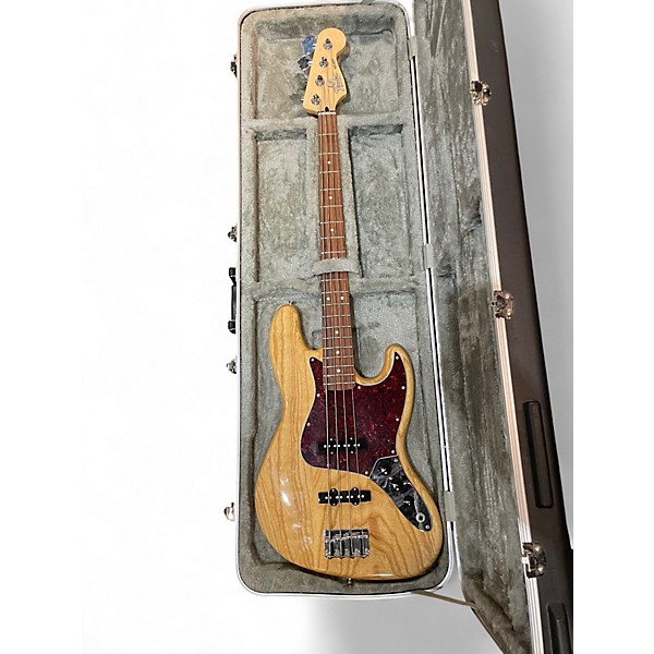 Used 2017 Fender Deluxe Jazz Bass Natural Electric Bass Guitar