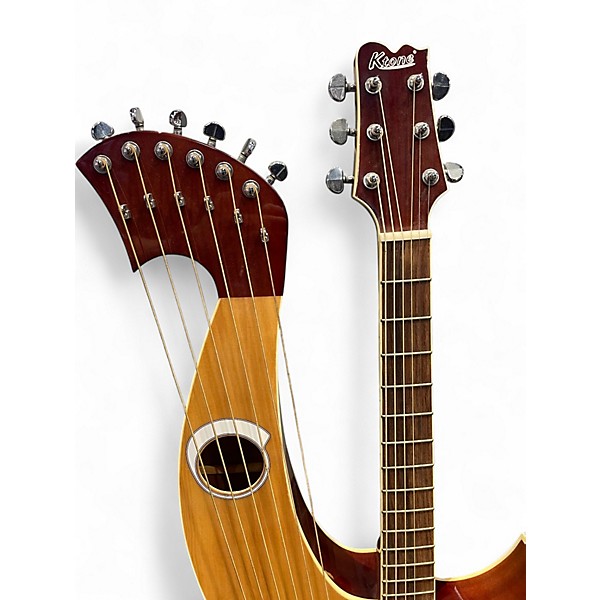 Used Ktone 668 Harp Guitar NATURAL Harp Guitars