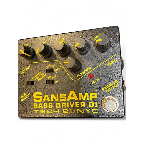 Used Tech 21 Bass Driver Direct Box Bass Effect Pedal