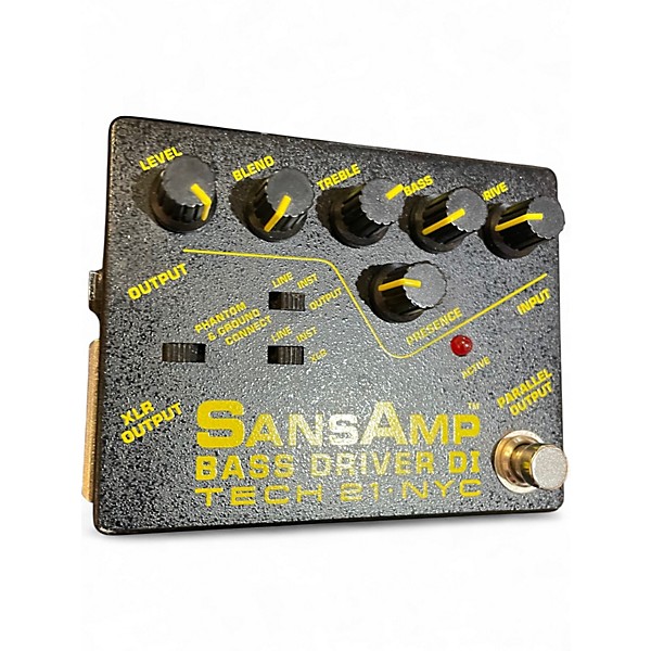 Used Tech 21 Bass Driver Direct Box Bass Effect Pedal