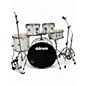 Used 2023 ddrum 5 Piece D2 White Drum Kit thumbnail