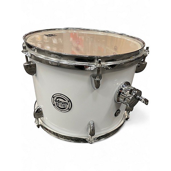 Used 2023 ddrum 5 Piece D2 White Drum Kit