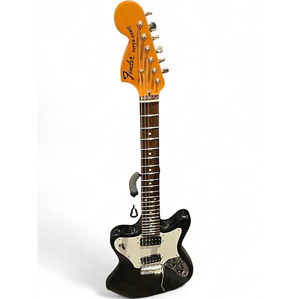 Used Fender LTD SUPER-SONIC Black Solid Body Electric Guitar