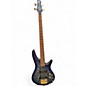 Used Ibanez SR300EDX Blue Ghost Flames Electric Bass Guitar thumbnail