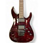Used Schecter Guitar Research Hellraiser C1 Floyd Rose Black Cherry Solid Body Electric Guitar
