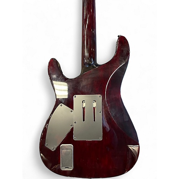 Used Schecter Guitar Research Hellraiser C1 Floyd Rose Black Cherry Solid Body Electric Guitar