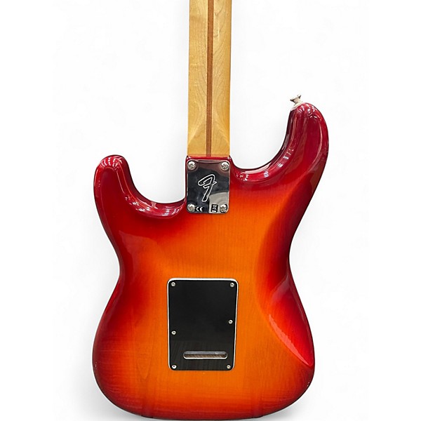 Used Fender Player Stratocaster Cherry Sunburst Solid Body Electric Guitar