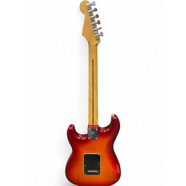 Used Fender Player Stratocaster Cherry Sunburst Solid Body Electric Guitar