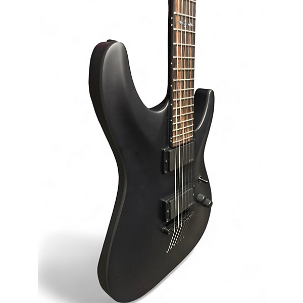 Used Schecter Guitar Research C1 Platinum BLACKOUT Solid Body Electric Guitar
