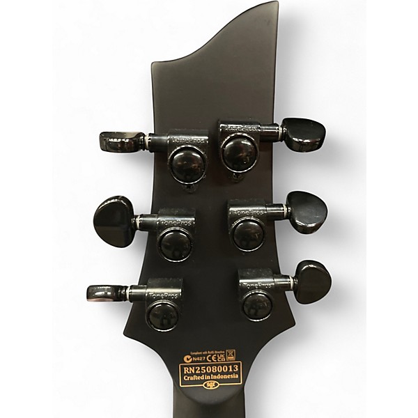 Used Schecter Guitar Research C1 Platinum BLACKOUT Solid Body Electric Guitar