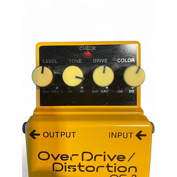 Used BOSS OS2 Overdrive Distortion Effect Pedal