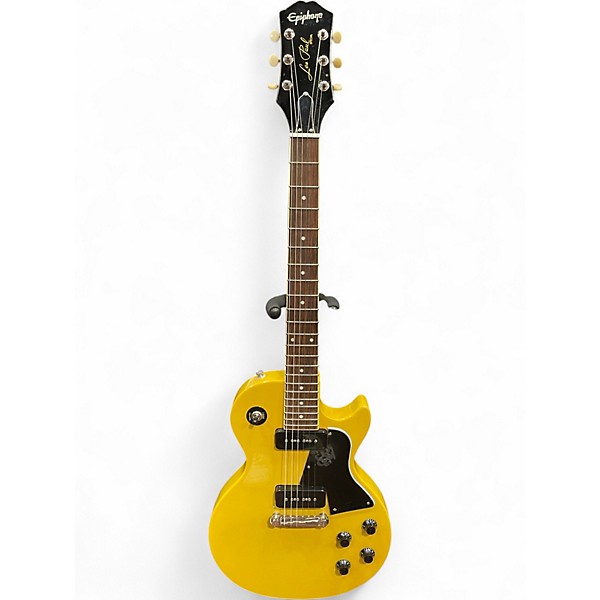 Used Epiphone Les Paul Special P90S Yellow Solid Body Electric Guitar