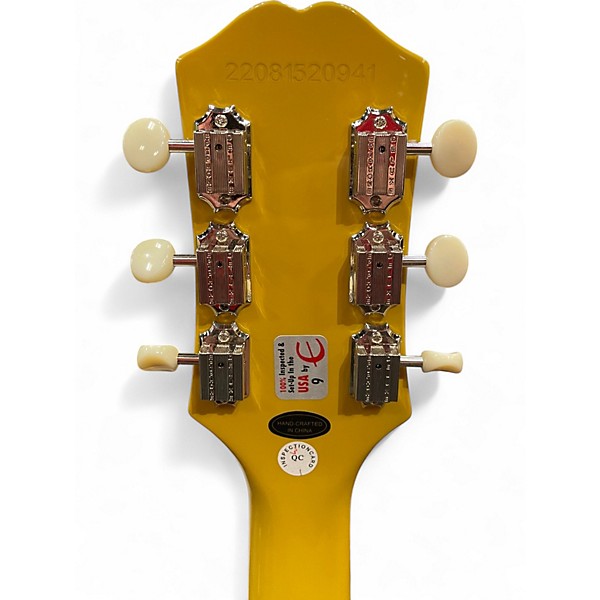 Used Epiphone Les Paul Special P90S Yellow Solid Body Electric Guitar