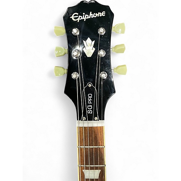 Used Epiphone SG Pro Black Solid Body Electric Guitar
