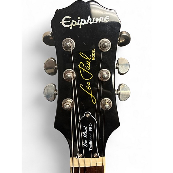 Used Epiphone Les Paul Traditional Pro Wine Red Solid Body Electric Guitar