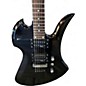 Used B.C. Rich Bronze Series Mockingbird Black Solid Body Electric Guitar