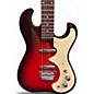 Used Silvertone 1449  RED SILVER FLAKE Hollow Body Electric Guitar