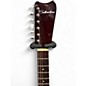 Used Silvertone 1449  RED SILVER FLAKE Hollow Body Electric Guitar