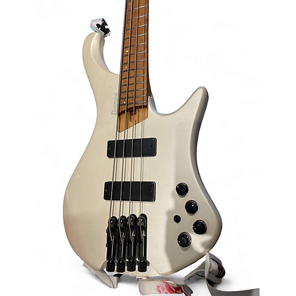 Used Ibanez EHB1000 WHITE Electric Bass Guitar