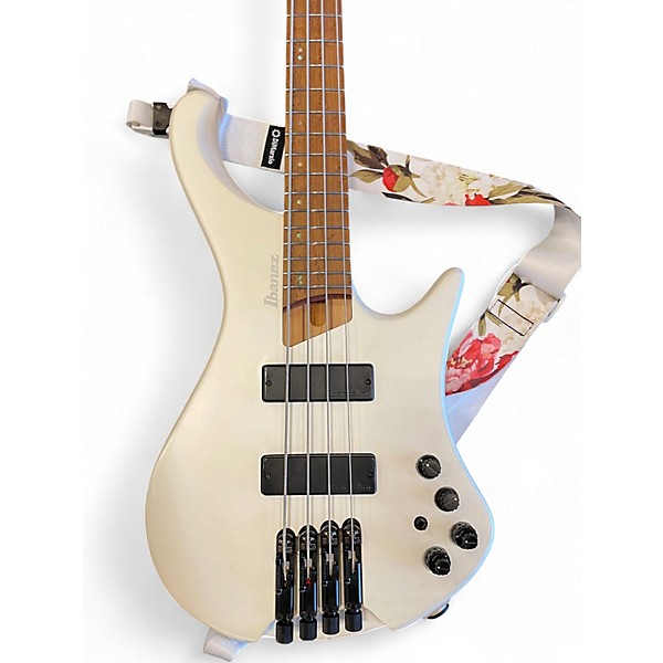 Used Ibanez EHB1000 WHITE Electric Bass Guitar