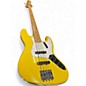 Used Warmoth J STYLE PARTS BASS YELLOW Electric Bass Guitar thumbnail