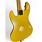 Used Warmoth J STYLE PARTS BASS YELLOW Electric Bass Guitar
