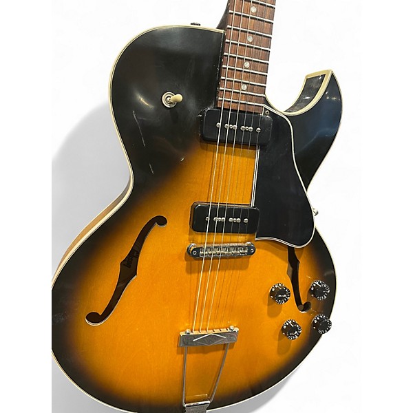 Used Gibson ES135 2 Color Sunburst Hollow Body Electric Guitar