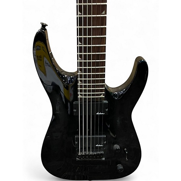 Used Jackson JS22-7 Dinky 7 String BLACK Solid Body Electric Guitar