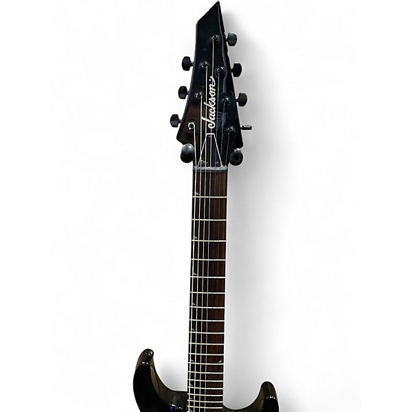 Used Jackson JS22-7 Dinky 7 String BLACK Solid Body Electric Guitar