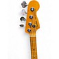 Used Fender American Ultra Precision Bass Arctic Pearl Electric Bass Guitar