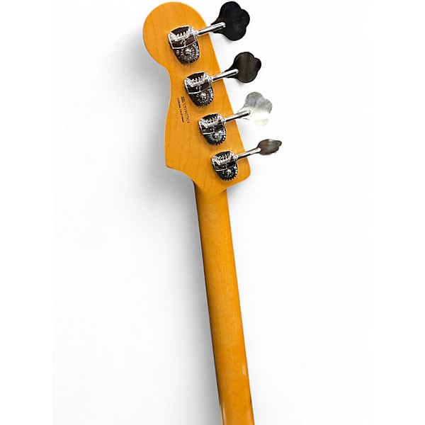 Used Fender American Ultra Precision Bass Arctic Pearl Electric Bass Guitar