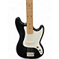Used Squier Bronco Black Electric Bass Guitar