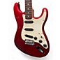 Used Fender Standard Stratocaster Candy Apple Red Metallic Solid Body Electric Guitar