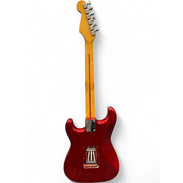 Used Fender Standard Stratocaster Candy Apple Red Metallic Solid Body Electric Guitar