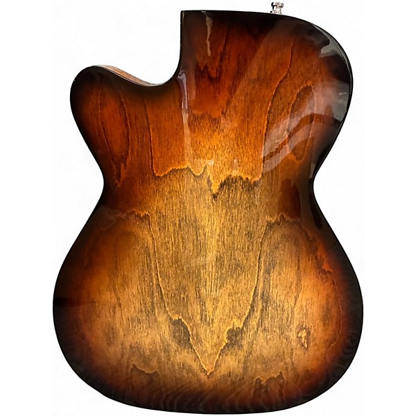 Used 2024 Godin 5TH AVENUE THIN LINE GOLD FOIL VINTAGE BURST Hollow Body Electric Guitar