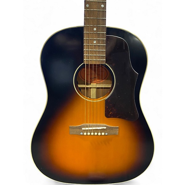 Used Epiphone Inspired by Gibson J45 Aged Vintage Sunburst Acoustic Electric Guitar